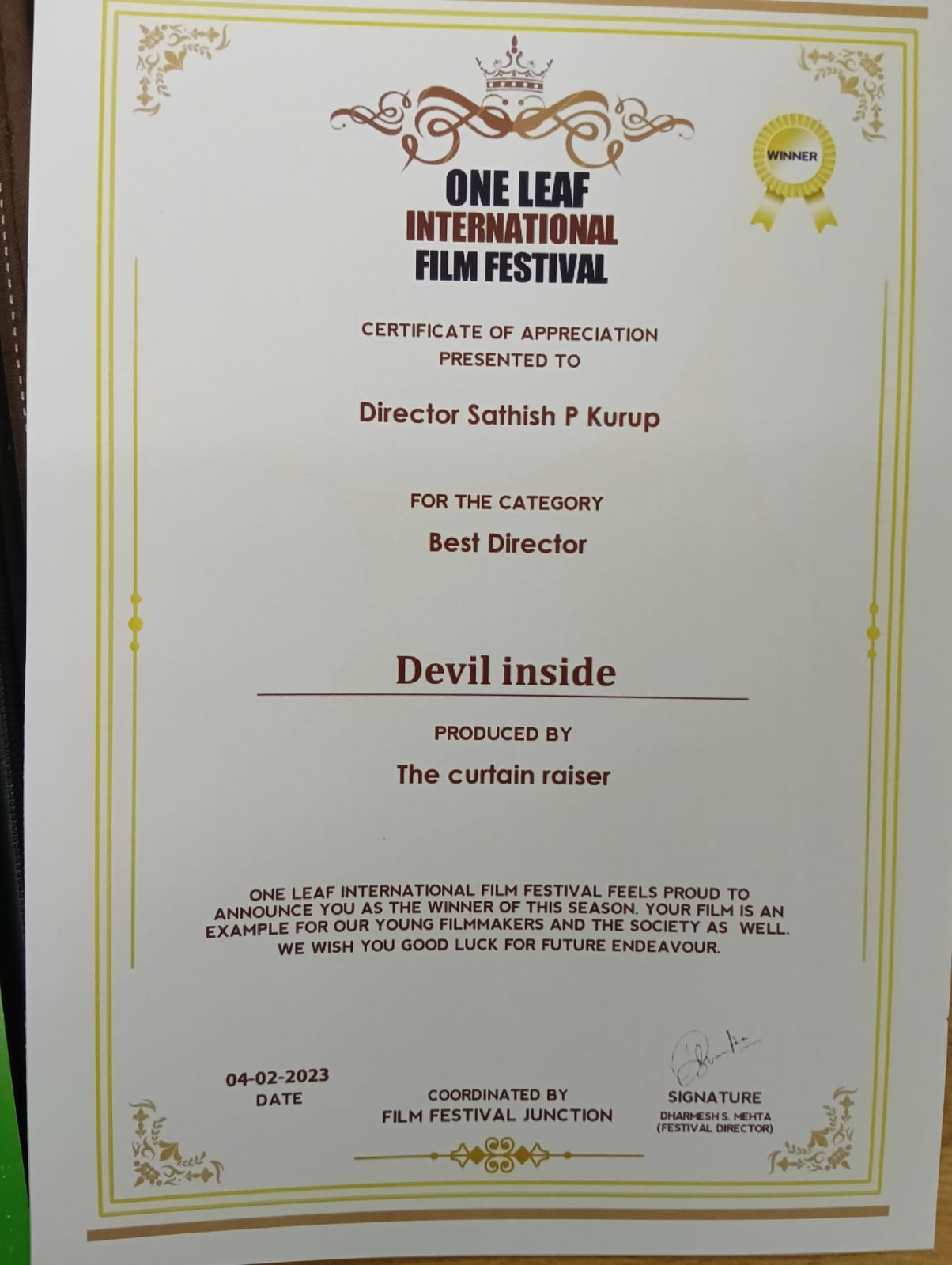 Certificate 7